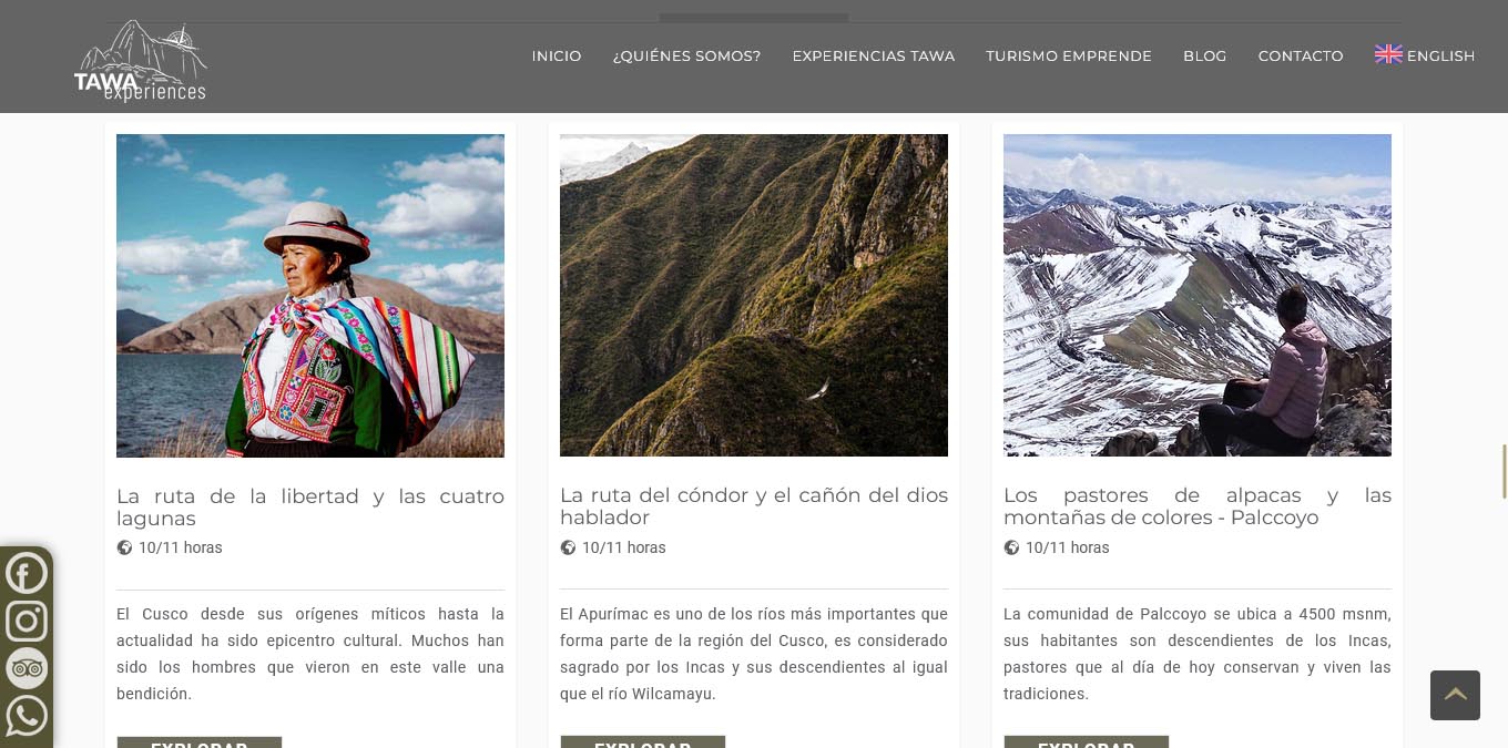Tawa Experiences: Una prometedora agencia de viajes con una web a medida