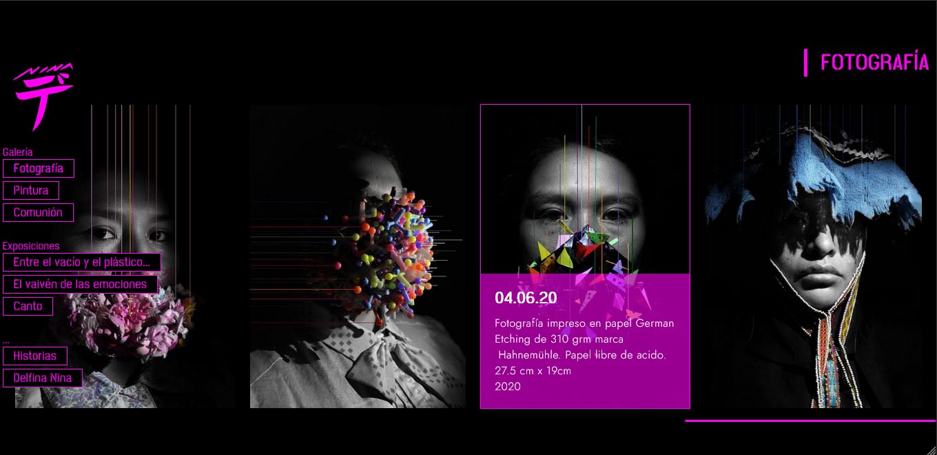 Delfina Nina: Nueva web para la artista visual del Cusco